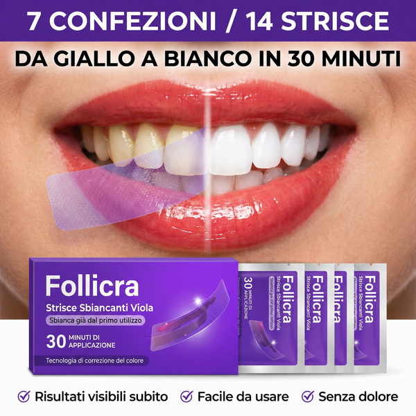 Strisce Sbiancanti Pro – Sorriso Bianco a Casa